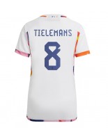 Belgie Youri Tielemans #8 Venkovní Dres pro Dámské MS 2022 Krátký Rukáv
